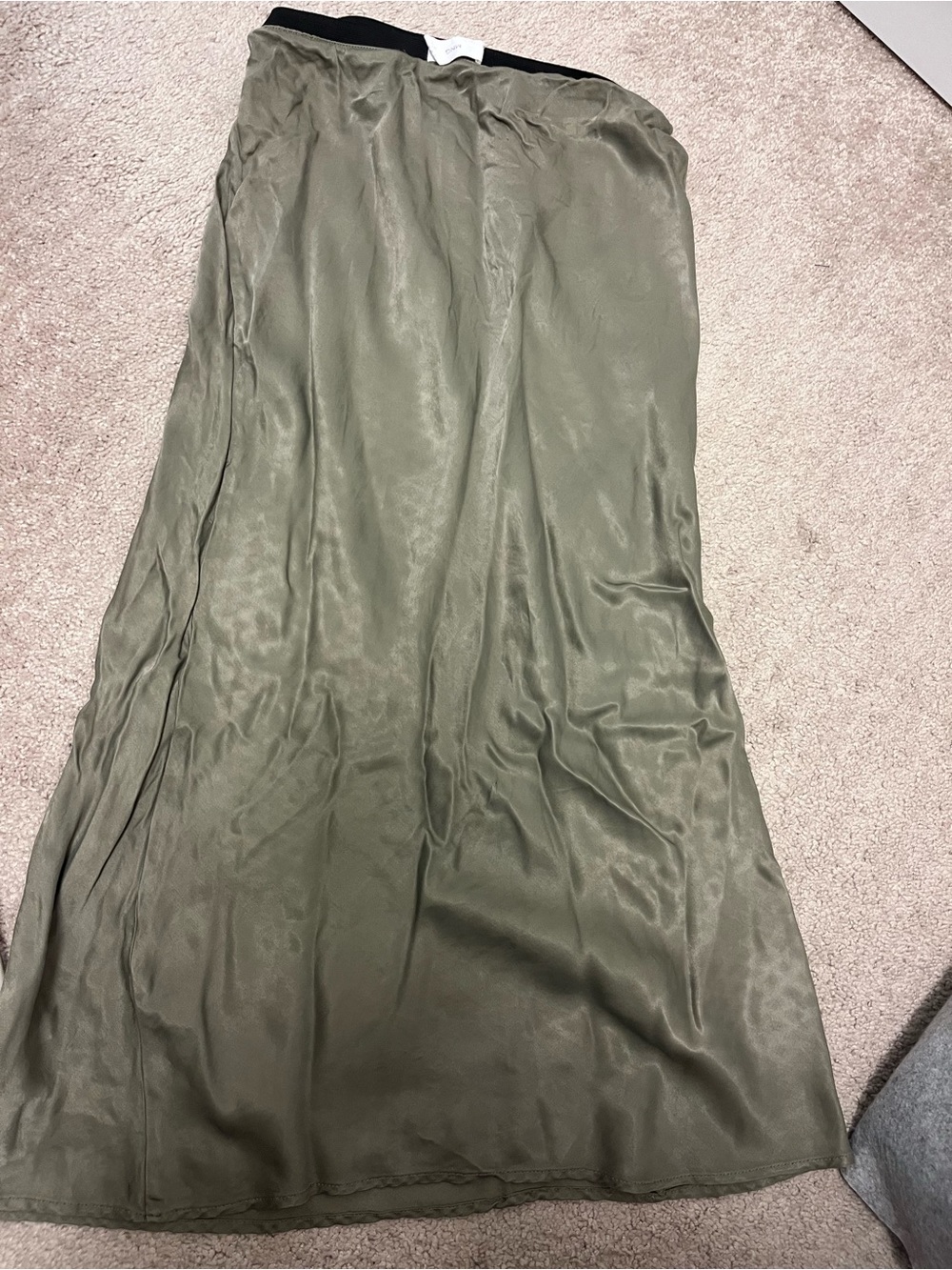 Mango Midi Slip Skirt with elastic band. New